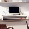 Vidaxl monitorstandaard 100x27x15 cm massief grenenhout wit