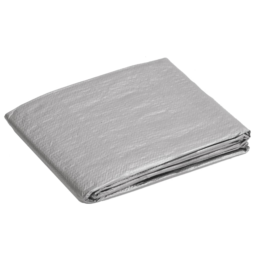 Dispositivo Vidaxl 90 g m² 6x8 m HDPE grigio