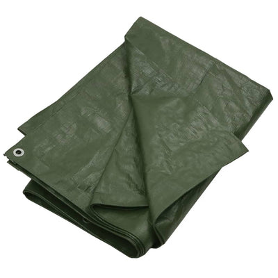 Vidaxl dekzeil 180 g m² 8x8 m hdpe groen