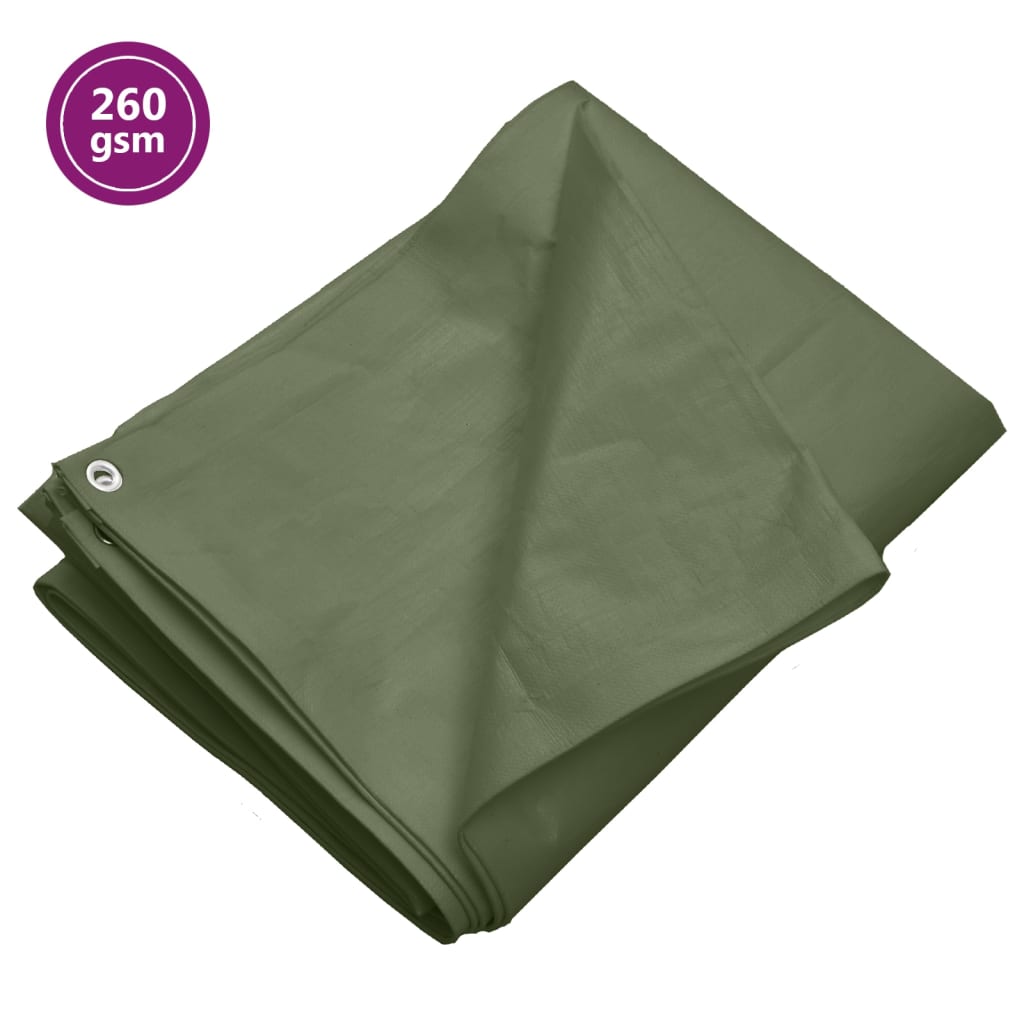 Vidaxl Device Sail 260 G m² 4x6 M HDPE Green