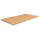 Vidaxl Washbasin Table 100x50x1.5cm de madera maciza tratada marrón claro