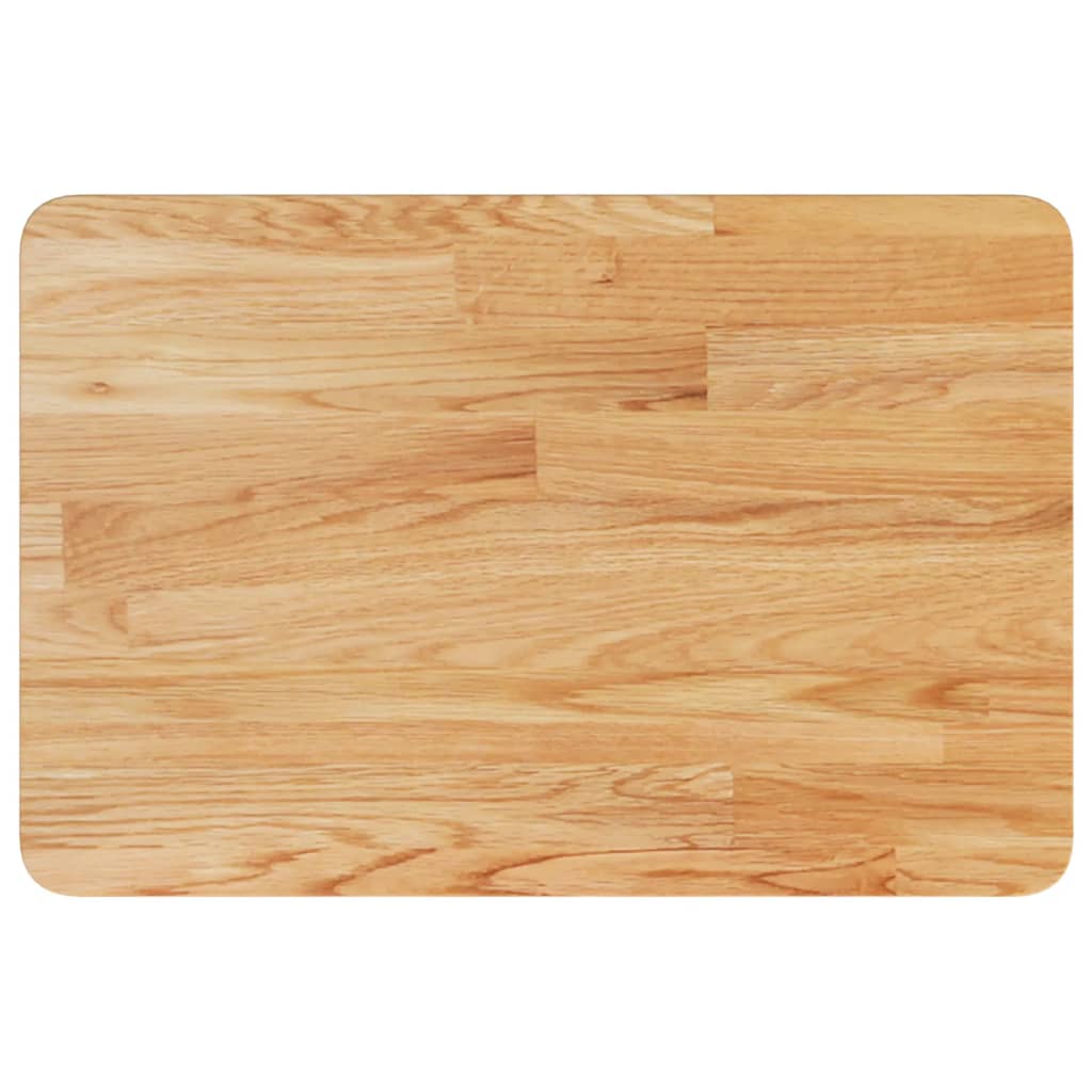 Vidaxl Washbasin Sheet 60x40x1.5 cm de madera sólida tratada marrón claro