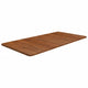 Vidaxl Washbasin Table 100x50x1.5cm de madera maciza tratada marrón oscuro