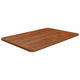 Vidaxl Washbasin Sheet 60x40x1.5 cm de madera sólida tratada marrón oscuro