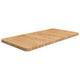 Tabla Vidaxl Washbasin 80x40x2.5cm de madera maciza tratada marrón claro