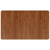 Vidaxl wastafelblad 100x60x2,5cm behandeld massief hout donkerbruin