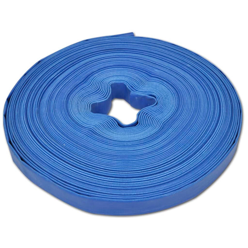 VIDAXL THUSE FLAT 1 '' 100 M PVC