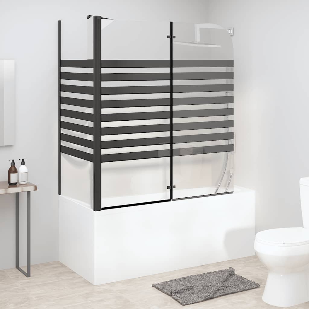 Vidaxl Bath Wall Strip 120x68x130 cm de vidrio endurecido