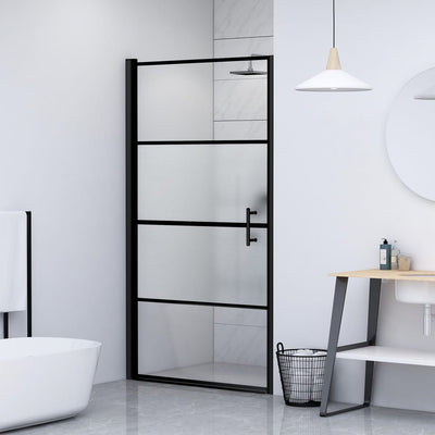 Vidaxl Doccia porta mezza -MAT 100x178 cm in vetro indurito