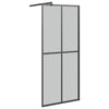 Vidaxl Walk -in Scherma della doccia 80x195 cm Temperatura scura