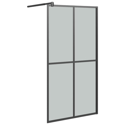 Vidaxl Walk -in Scherma della doccia 100x195 cm Temperamento scuro