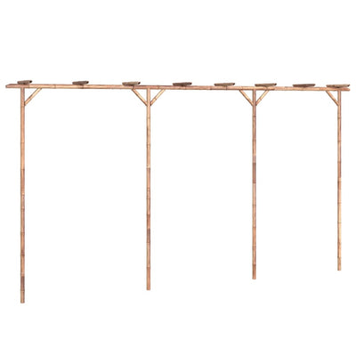 Vidaxl Pergola 385x40x205 cm Bamboo