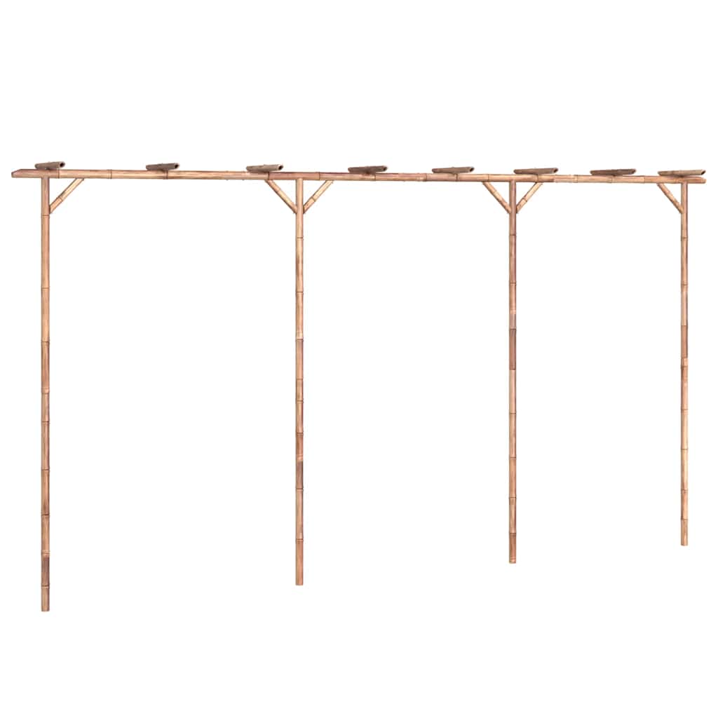 Vidaxl Pérgola 385x40x205 cm de bambú