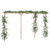 Vidaxl Pérgola 385x40x205 cm de bambú