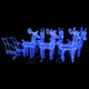 Vidaxl Decoraciones navideñas de renos y mane 320 LED ACRYLIC
