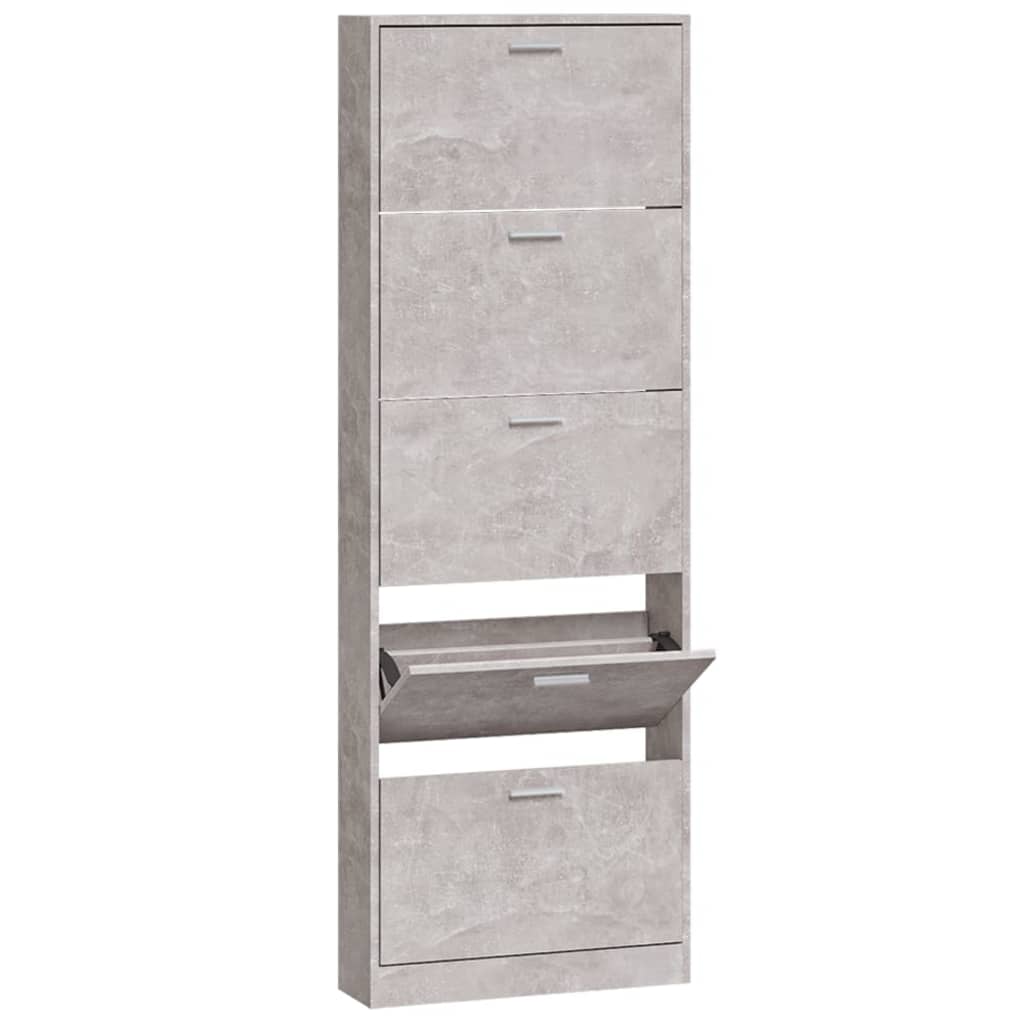 Gabinete de zapatos Vidaxl 59x17x169 CM PRECIO DE CONCRIGO DE MADERA PROCESADO