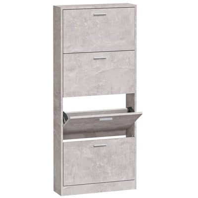 Vidaxl Cabinet da scarpe 59x17x150 cm Prezzo in legno trasformato