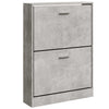 Gabinete de zapatos Vidaxl 59x17x81 cm Precio de concreto de madera editada
