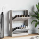 Gabinete de zapatos Vidaxl 59x17x81 cm Precio de concreto de madera editada