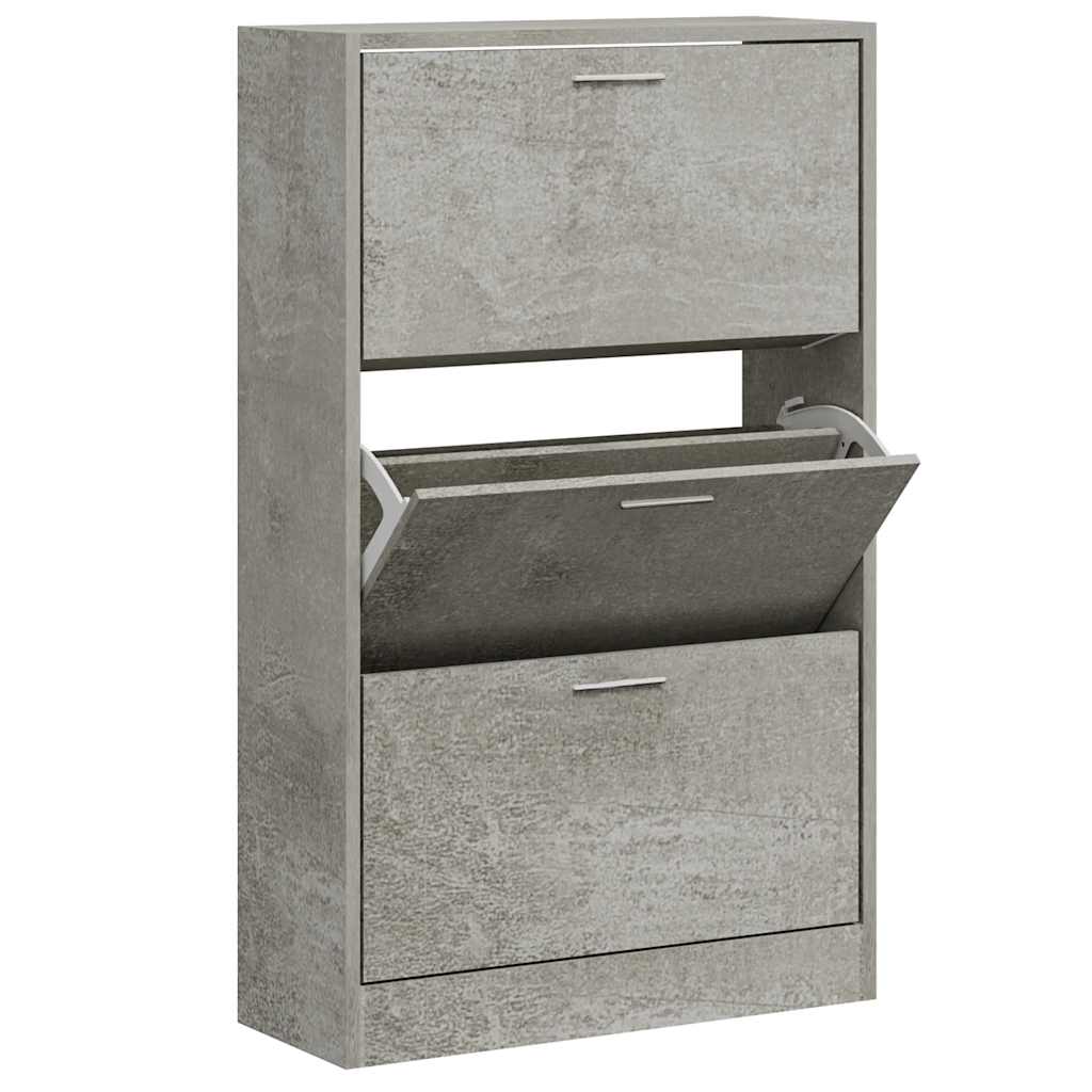 Vidaxl Cabinet da scarpe 63x24x103 cm Prezzo in legno elaborato