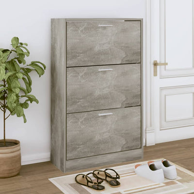 Vidaxl Cabinet da scarpe 63x24x103 cm Prezzo in legno elaborato