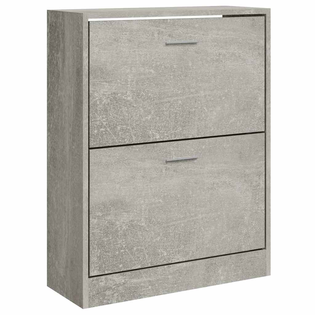 Gabinete de zapatos Vidaxl 63x24x81 cm Precio de concreto de madera procesada