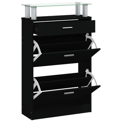 Vidaxl Cabinet da scarpe 63x24x104 cm in legno proprietà