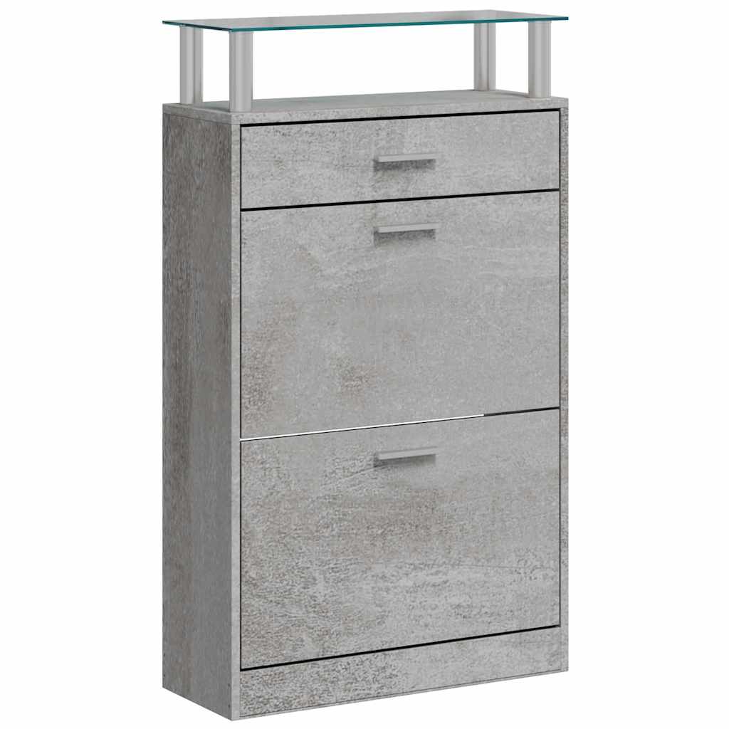 Gabinete de zapatos Vidaxl 63x24x104 cm Precio de concreto de madera procesada