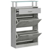 Gabinete de zapatos Vidaxl 63x24x104 cm Precio de concreto de madera procesada
