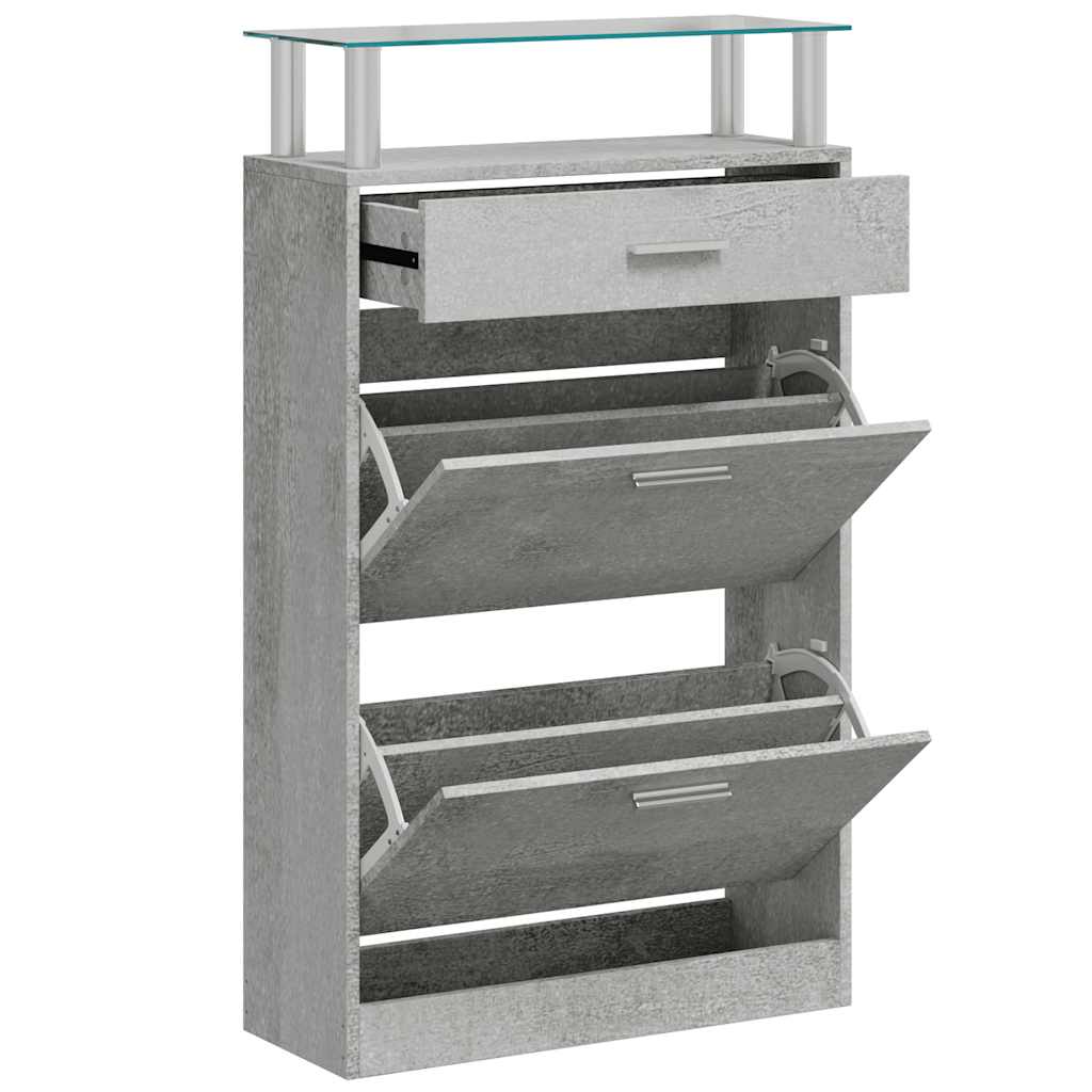 Gabinete de zapatos Vidaxl 63x24x104 cm Precio de concreto de madera procesada