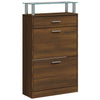 Vidaxl Cabinet da scarpe 63x24x104 cm COLORE IN BARCHIO COURO DI QUINTIONE
