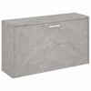 Vidaxl Shoes Bank 80x24x45 cm de madera procesada betongrijs