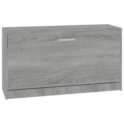 Divano scarpa Vidaxl 80x24x45 cm Colore di quercia di Sonoma in legno trasformato