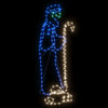 Vidaxl Figure di Natale Shepherd e Lam con 168 LED 102.5x35 cm