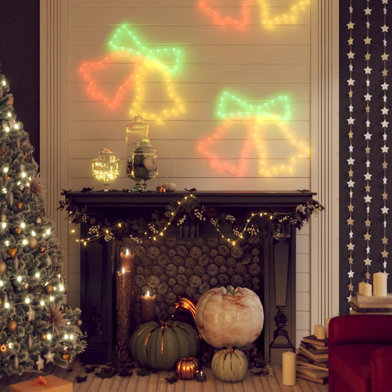 Vidaxl Figure di Natale Orologi con 72 LED 50x56 cm