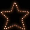 Estrella de figura navideña de Vidaxl con 48 LED blancos cálidos de 56 cm