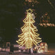 Vidaxl Christmas figure Christmas tree with warm white LEDs 87x87x93 cm