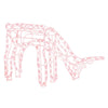 Vidaxl Figura natalizia Restrier White White 73x31x45 cm