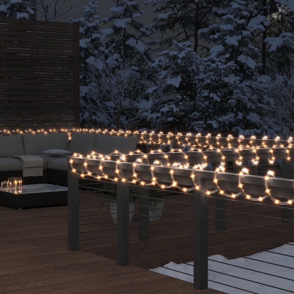 Vidaxl lichtslinger met 120 led's warmwit 5 m pvc