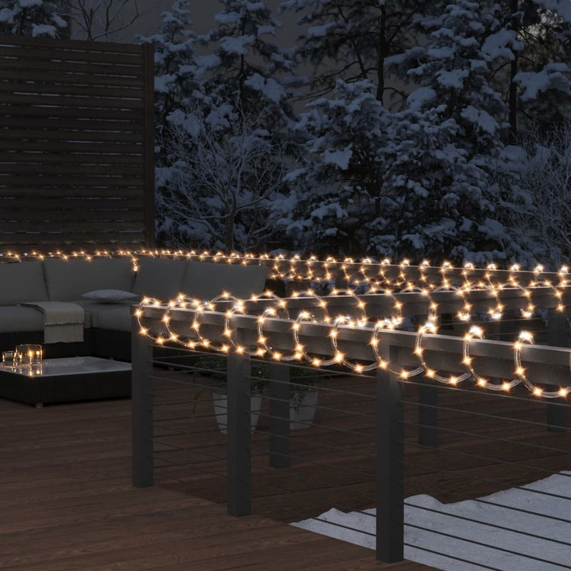 Vidaxl lichtslinger met 120 led's warmwit 5 m pvc