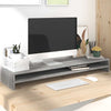 Vidaxl Monitor Standard 100x24x13 cm de madera procesada gris soma roble