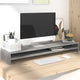 Vidaxl Monitor Standard 100x24x13 cm de madera procesada gris soma roble