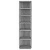 Spaciatura Vidaxl 27.5x27x102 cm Sonoma grigio in legno elaborato