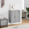 Gabinete de zapatos Vidaxl 60x35x70 cm de madera propiedad de madera de ok gris coloreada