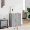 Gabinete de zapatos Vidaxl 60x35x70 cm de madera propiedad de madera de ok gris coloreada