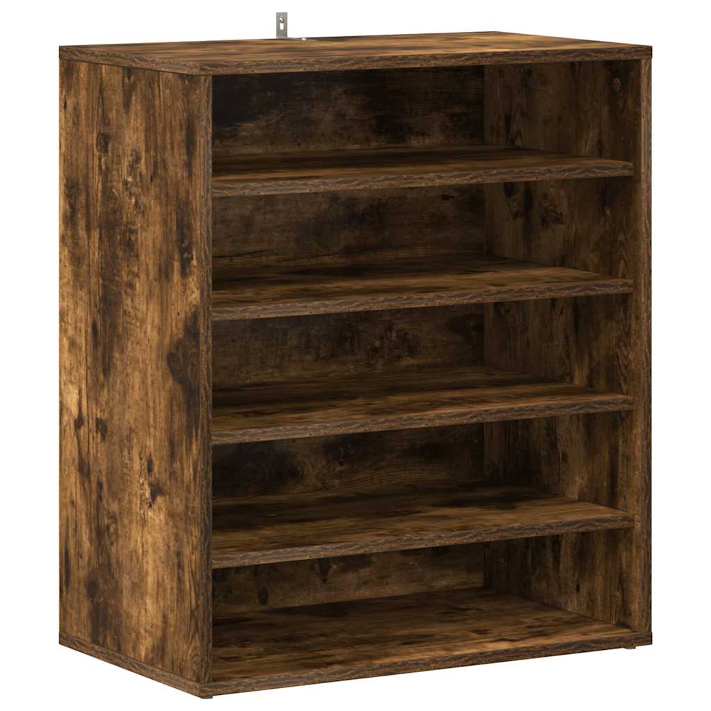 Vidaxl schoenenkast 60x35x70 cm bewerkt hout grijs sonoma eikenkleurig