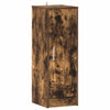 Gabinete de zapatos Vidaxl 32x35x92 cm de madera propiedad de roble ahumado