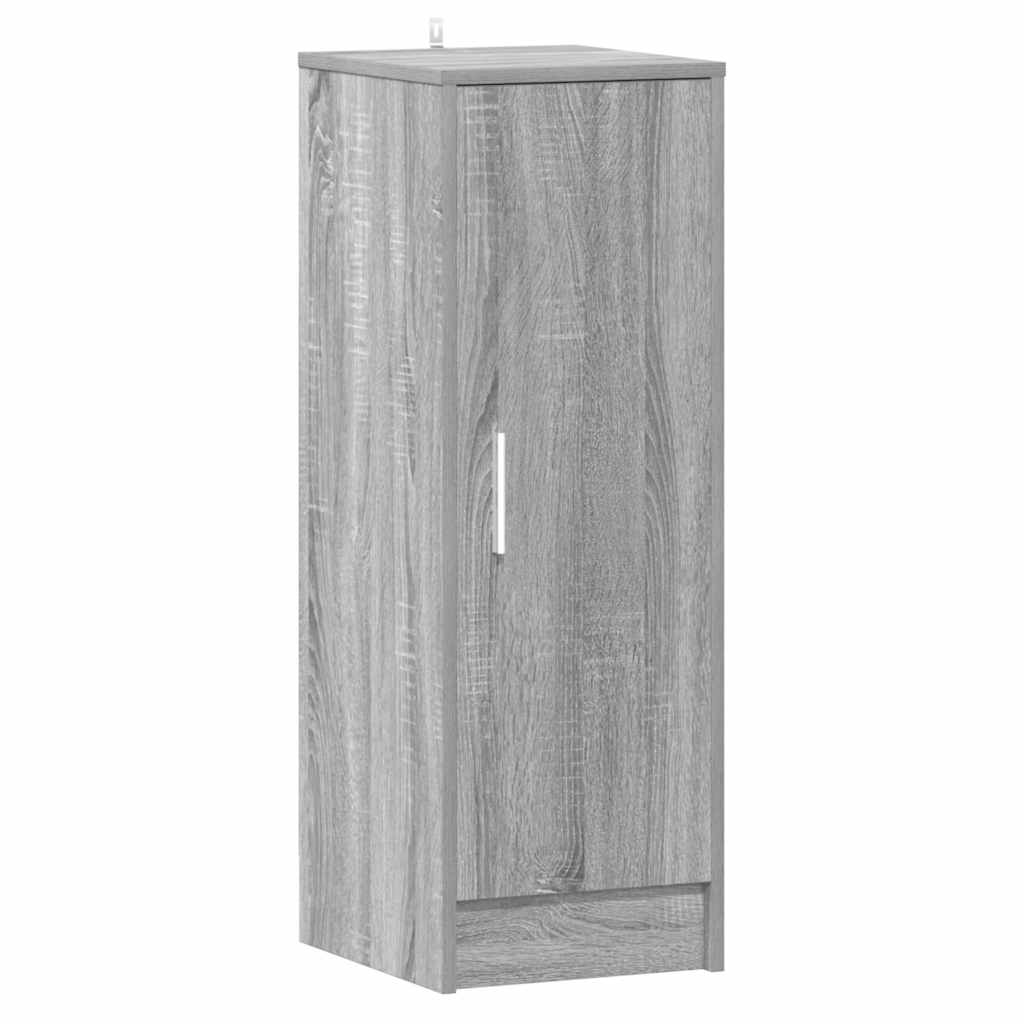 Vidaxl schoenenkast 32x35x92 cm bewerkt hout grijs sonoma eikenkleurig