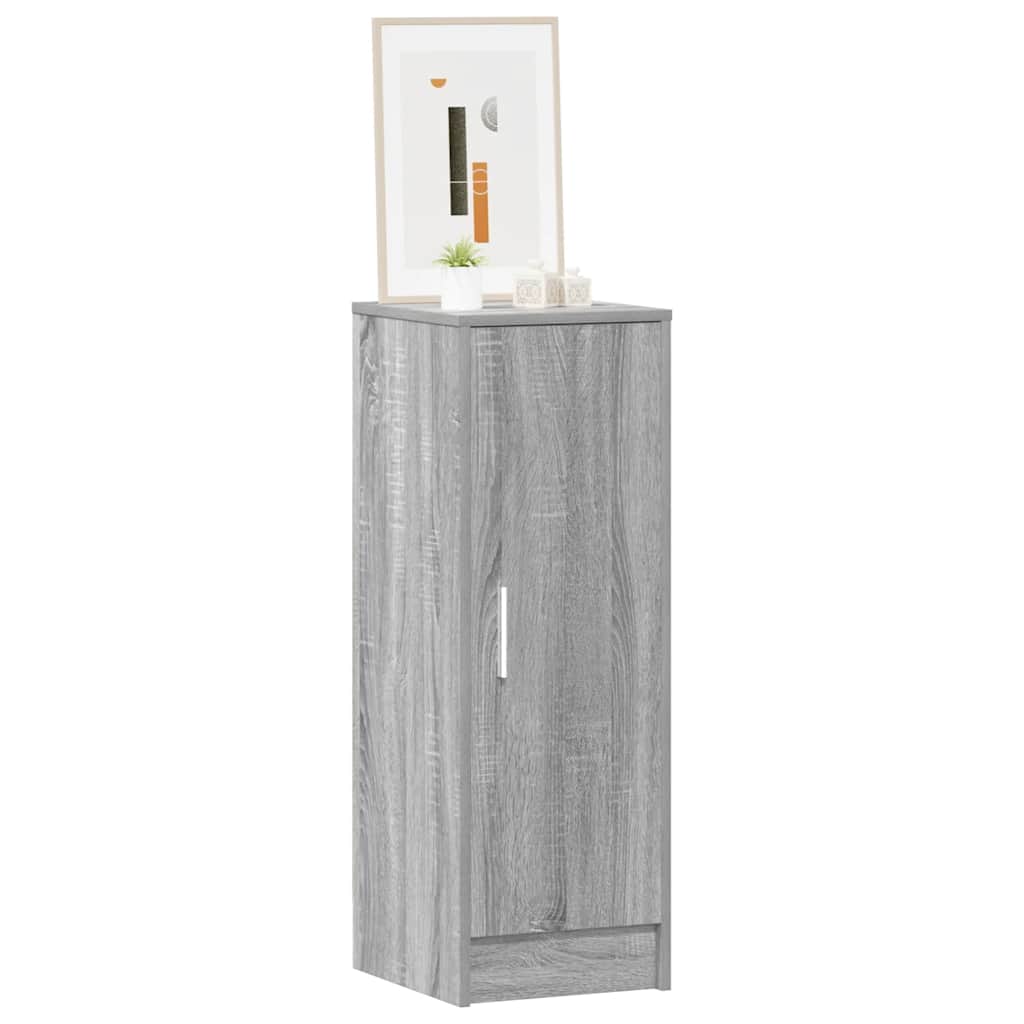 Vidaxl schoenenkast 32x35x92 cm bewerkt hout grijs sonoma eikenkleurig