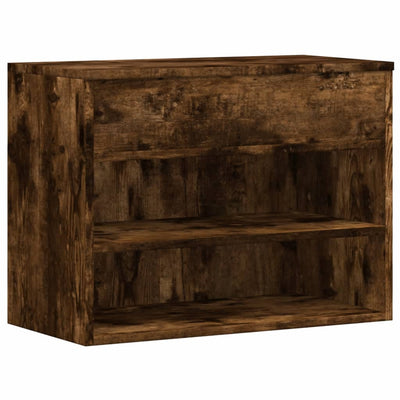 Vidaxl Shoes Bank 60x30x45 cm Colore di quercia affumicata